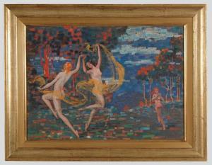 BISHOP H. R,depicting classical female nudes,Dallas Auction US 2009-01-14