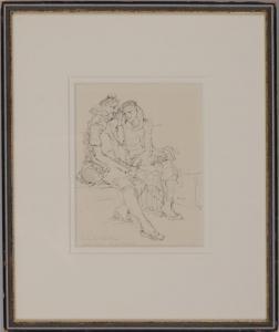 BISHOP Isabel 1902-1988,Two Girls on a Bench,Stair Galleries US 2014-03-21