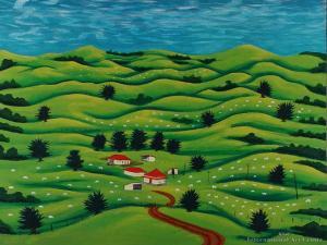 BISHOP Tony 1940,The Green Remembered Hills of Home,International Art Centre NZ 2011-08-17