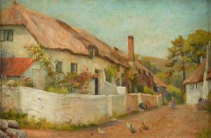 BISHOP Walter Follen 1856-1936,Country cottages,Bellmans Fine Art Auctioneers GB 2024-03-28