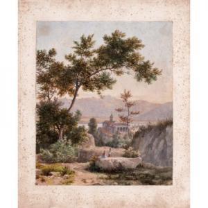 BISI Giuseppe 1787-1869,Paesaggio lacustre,Il Ponte Casa D'aste Srl IT 2020-06-30