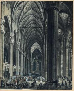 BISI Giuseppe 1787-1869,Vedute dell'interno del Duomo di Milano,Cambi IT 2023-06-27