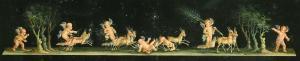 BISOGNO Vicenzo,Cherubs in chariots being pulled by deer in a proc,John Nicholson 2022-02-09