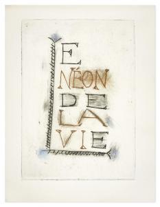 BISSIERE Louttre 1926-2012,Le néon de la vie,1966,Christie's GB 2022-05-12