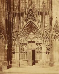 BISSON FRERES LOUIS # AUGUSTE 1814-1876,Strasbourg Cathedral, W,1853,Phillips, De Pury & Luxembourg 2014-12-22