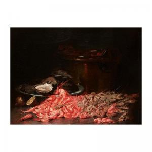 BISSON Henri 1800-1900,still life of oysters and prawns,1813,Sotheby's GB 2002-02-13