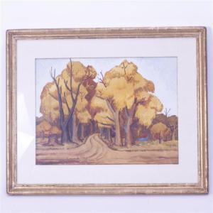 bistram emil 1895-1976,Autumn landscape,1930,Ripley Auctions US 2016-02-06