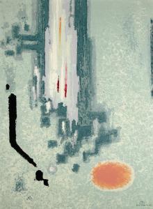 BISTTRAM Emil James 1895-1976,White Noise,1960,Santa Fe Art Auction US 2023-11-11