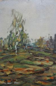 BITE Lilita 1896-1989,Autumn Landscape,Antonija LV 2019-06-03