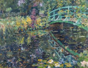 BITTAR Pierre 1934,Monet's Garden in Giverny,Hindman US 2023-05-19