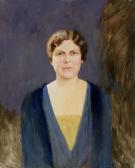 BITTINGER Charles 1879-1970,Portrait of a woman,1929,Quinn's US 2009-06-13