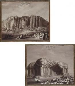 BITTIO de Antonio 1722-1797,The Giant's Causeway, Ireland; and Fingal's Cave, ,Christie's 2007-12-12