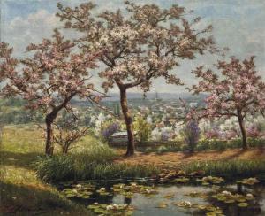 BIVA Henri 1848-1929,A garden in blossom,Christie's GB 2016-05-17