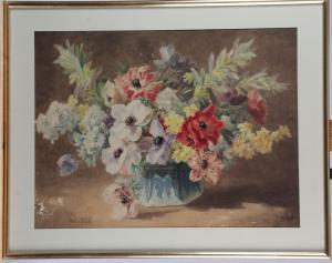 BIVA Paul 1851-1900,Bouquet de fleurs,Osenat FR 2022-02-27