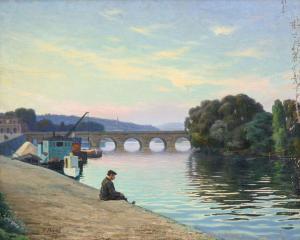 BIVEL Fernand 1888-1950,Le pont de,1908,Marambat-Camper FR 2023-10-18