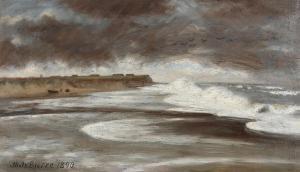 BJERRE Niels 1864-1942,Coastal scenery,1890,Bruun Rasmussen DK 2023-09-05