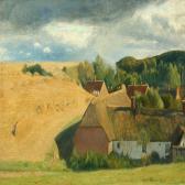 BJERRE Niels 1864-1942,Farmland scene,1898,Bruun Rasmussen DK 2015-11-09