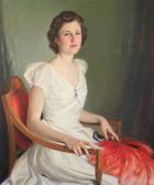 BJORN P. EGELI,PORTRAIT OF MRS. W. P. HERBST
 PORTRAIT OF MRS. W.,1942,Sloans & Kenyon 2009-02-06