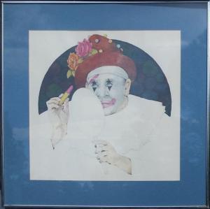 BLACK Ben 1900-1900,Clown with Lipstick,1985,Ro Gallery US 2014-10-23