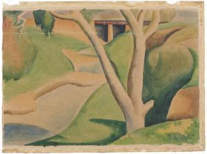 BLACK Dorrit 1891-1951,Untitled (Landscape),Leonard Joel AU 2023-09-18