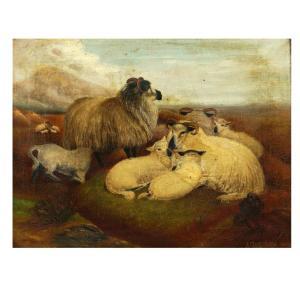BLACKBURN Arthur 1853-1925,Gathering of Rams,1909,Kodner Galleries US 2021-11-10