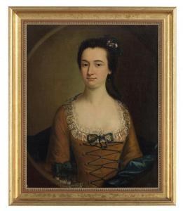 BLACKBURN Joseph 1700-1778,Portrait of a Lady in Blue Silk,New Orleans Auction US 2018-03-18