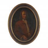 BLACKBURN Joseph 1700-1778,Portrait of Peter Burr,1754 ca,Leland Little US 2022-12-03