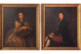 BLACKBURN Joseph 1700-1778,Portrait of Thomas Hooper and  Wife Mary,1768,Keys GB 2015-08-07