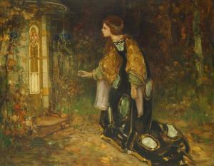 BLACKLOCK Thomas Bromley 1863-1903,The Enchanted Garden,1902,Shapiro Auctions US 2023-06-15