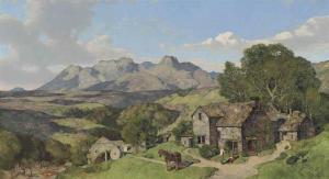 BLACKLOCK William James 1815-1858,A Miller's Homestead,1854,Christie's GB 2015-06-16