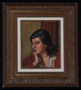 BLADEN ALFRED 1925-1965,Portrait Study of Maria,Anderson & Garland GB 2018-07-26