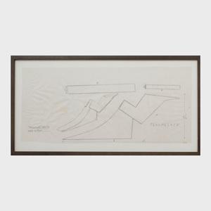 BLADEN Ronald 1918-1988,Drawing for Messenger,1977/8,Stair Galleries US 2018-12-08
