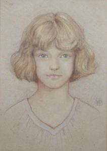 BLADON T. Murray Bernard 1864-1939,Head and shoulders portrait study of a young,Lacy Scott & Knight 2022-09-16