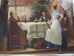 BLAETTER Alex 1900-1900,Wine tasting in a Dutch tavern,Cheffins GB 2015-07-09
