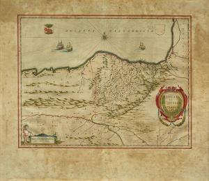 BLAEU Willem 1571-1638,Mapa de Vizcaya y Guipuzcoa,Alcala ES 2017-03-15