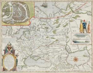 BLAEU Willem 1571-1638,Tabula Russiae,1640,Bruun Rasmussen DK 2022-08-08