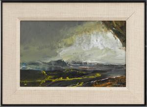 BLAGDEN Thomas P 1911-2010,a semi-abstract landscape,1991,Eldred's US 2020-05-14