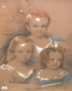 BLAIKLEY Alexander 1816-1903,THREE CHILDREN OF THE COOKE FAMILY,Horner's GB 2012-09-08