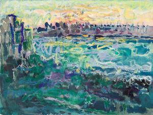 BLAINE Nell 1922-1996,Hudson River View,1961,Swann Galleries US 2024-03-14