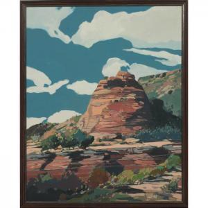 blair closson nanci 1943,Arizona Landscape,1980,Treadway US 2011-12-04