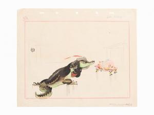 BLAIR Preston 1908-1995,Fantasia - Dancing Alligator and Pig,1939,Auctionata DE 2015-10-14