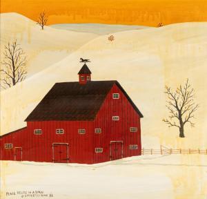 BLAIR Streeter 1888-1966,Peace Rests in a Barn,1966,Abell A.N. US 2023-09-23