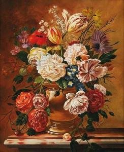 BLAISE Victor 1900-1900,Bouquet de fleurs,Piguet CH 2008-12-10
