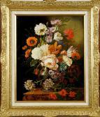 BLAISE Victor 1900-1900,Nature morte aux Fleurs,Galerie Moderne BE 2018-09-11