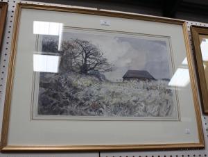 Blake John Edwin,Hoar Frost on Abinger Hill, Sussex,Tooveys Auction GB 2017-08-09