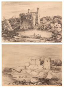 BLAKE Robert 1795-1886,Harewood Castle, Yorkshire,1831,Keys GB 2016-09-06