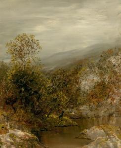 BLAKELOCK Ralph Albert 1847-1919,Autumn Landscape with Deer,William Doyle US 2022-11-03