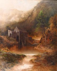 BLAKELOCK Ralph Albert 1847-1919,The Old Mill,1877,Nadeau US 2023-01-01