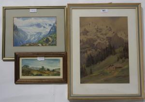 BLAMPIED Clifford George 1875-1962,Four landscapes,Great Western GB 2022-10-05