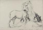 BLAMPIED Edmund 1886-1966,Horses Eating Hay,Aspire Auction US 2013-09-21